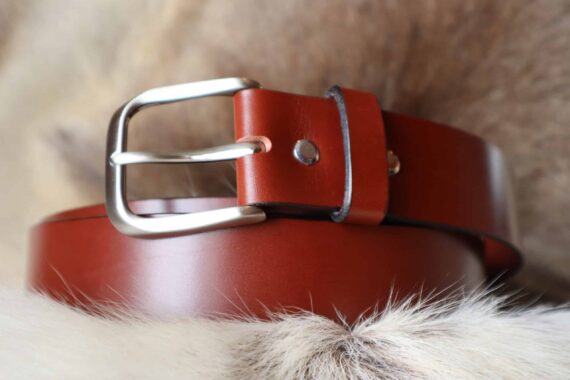 ceinture homme en cuir marron