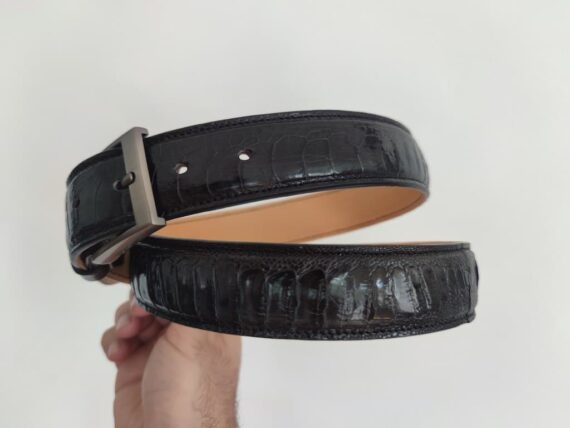 ceinture en patte d'autruche véritable