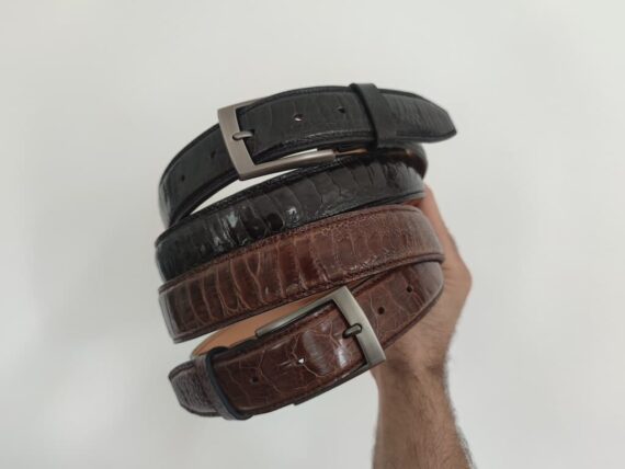 ceinture mixte homme femme en patte d'autruche